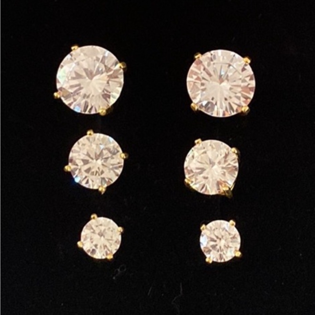 Solitaire Earrings